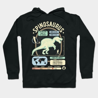 Dinosaur Facts - Spinosaurus Science & Anatomy Gift Hoodie